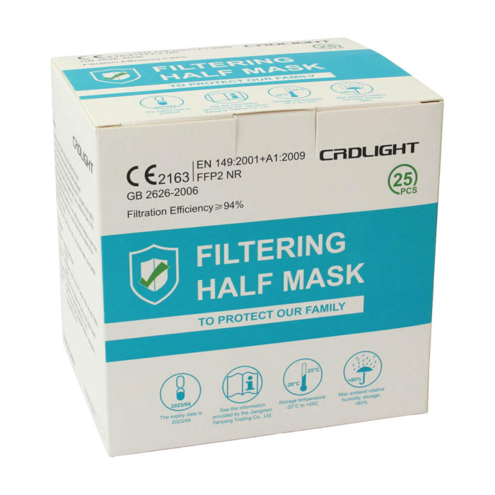 CRDlight® FFP2 Masken – einzeln Verpackt