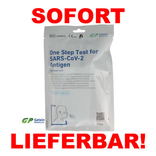 Getein Biotech® One Step Test for SARS-CoV-2 Antigen (Colloidal Gold) (Laien) - 1 Stück