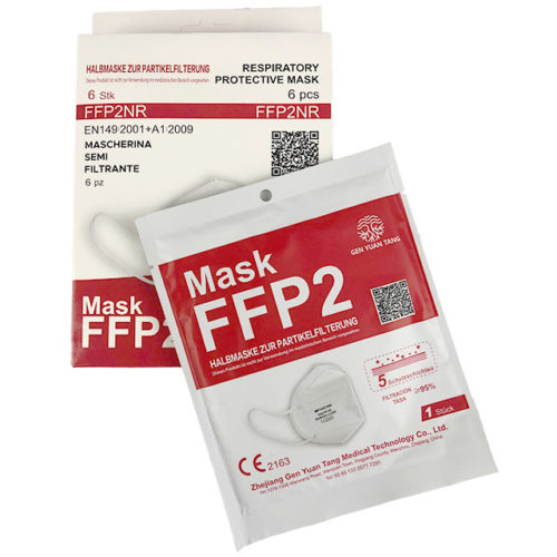 GYT FFP2 Masken – Einzeln Verpackt