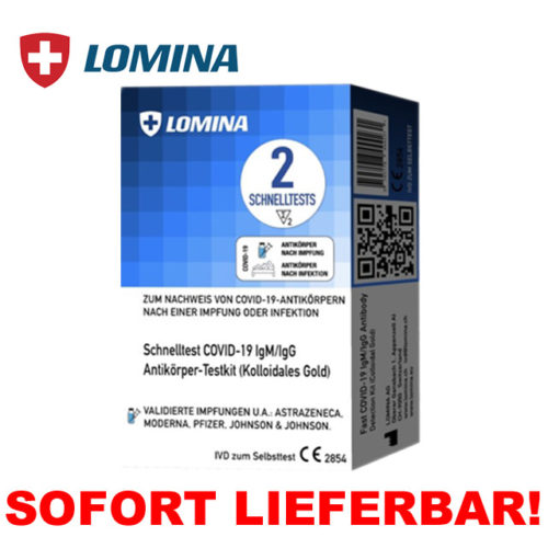 Lomina Antikörpertest (Laien) - 2 Stück