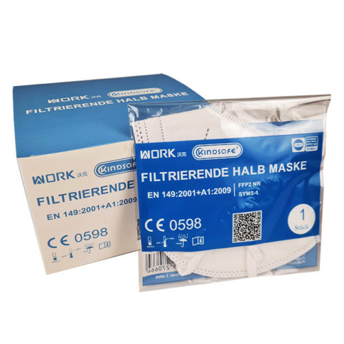 KINDSAFE® WORK Atemschutzmaske FFP2 - einzeln verpackt - Verpackung und Maske